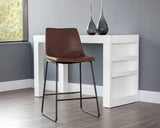 Cal Leather Upholstered Counter Stool (Set Of 2)