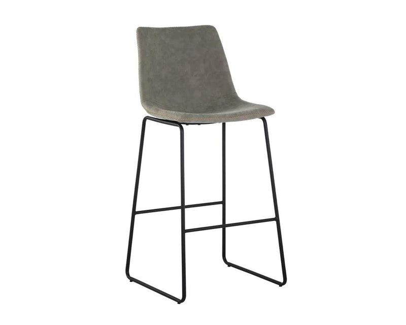 Cal Leather Upholstered Barstool (Set Of 2)