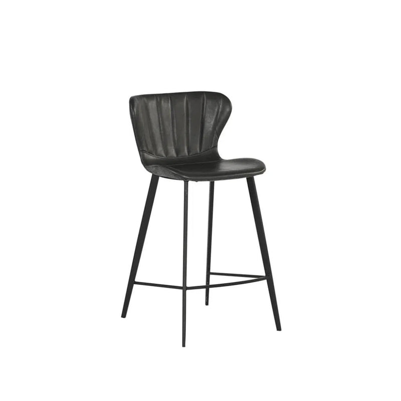 Arabella Leather Upholstered Counter Stool