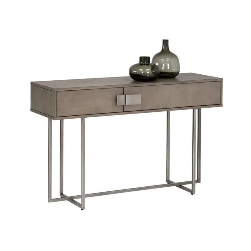 Jade Wooden Rectangular Console Table