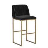 Nevin Fabric Upholstered Barstool