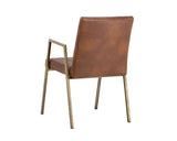 Homer Leather Upholstered Dining Armchair