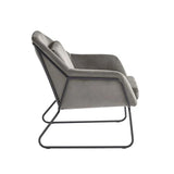 Watts Leather Upholstered Versatile Lounge Chair