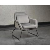 Watts Leather Upholstered Versatile Lounge Chair