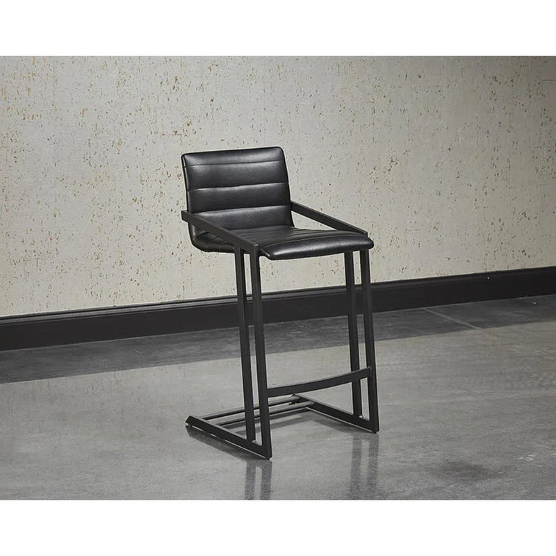 Webber Leather Upholstered Counter Stool