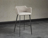 Griffin Leather Upholstered Modern Barstool