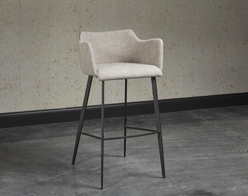 Griffin Leather Upholstered Modern Barstool