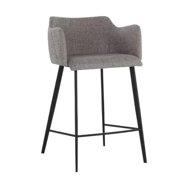 Griffin Leather Upholstered Modern Counter Stool