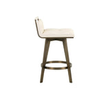 Arizona Leather Upholstered Swivel Counter Stool