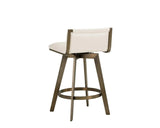 Arizona Leather Upholstered Swivel Counter Stool