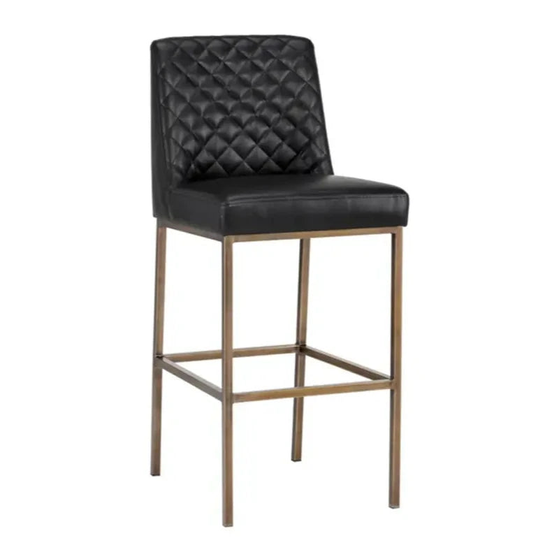 Leighland Leather Upholstered Barstool