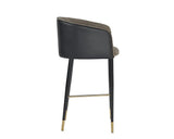 Asher Leather Upholstered Barstool