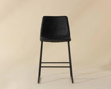 Cal Leather Upholstered Counter Stool (Set Of 2)