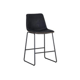 Cal Leather Upholstered Counter Stool (Set Of 2)