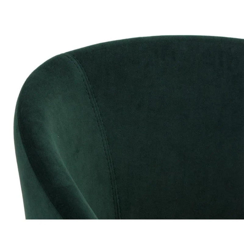 Thatcher Leather Upholstered Armless Dining Armchair