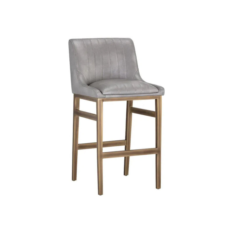 Halden Leather Upholstered Urban Designed Barstool