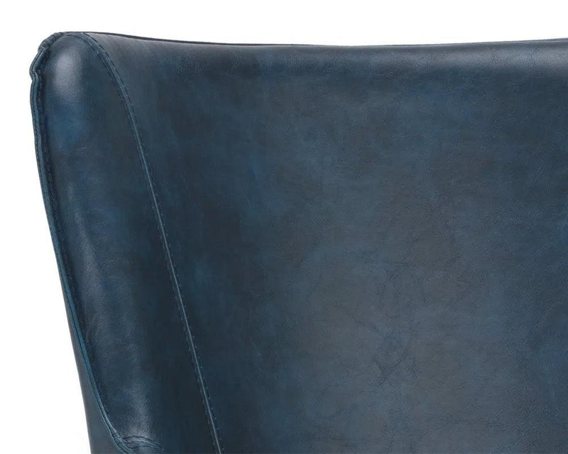 Franklin Leather Upholstered Modern Dining Armchair