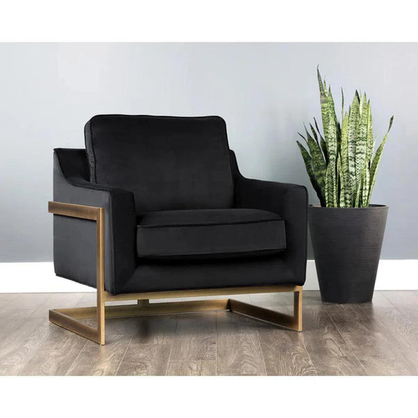 Kalmin Fabric Upholstered Lounge Chair