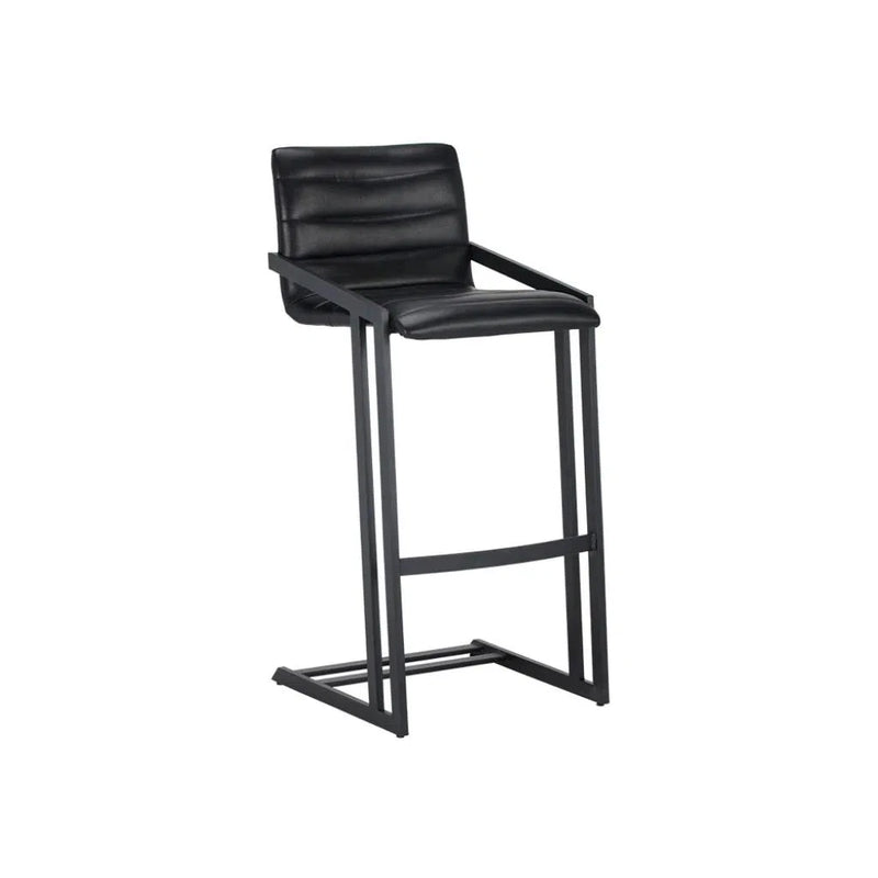 Webber Leather Upholstered Barstool