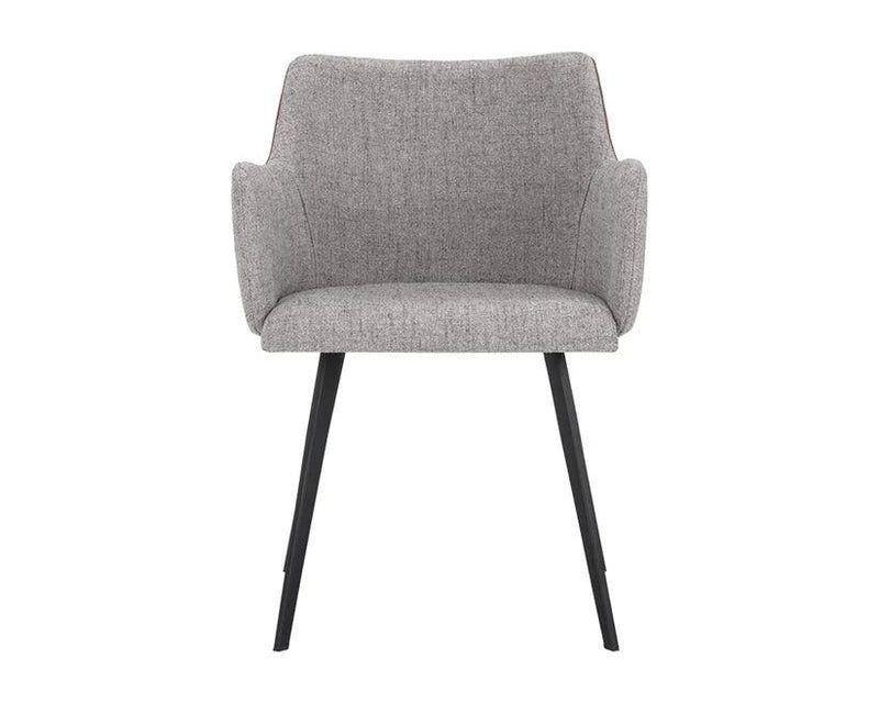 Griffin Leather Upholstered Modern Dining Armchair