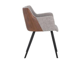 Griffin Leather Upholstered Modern Dining Armchair