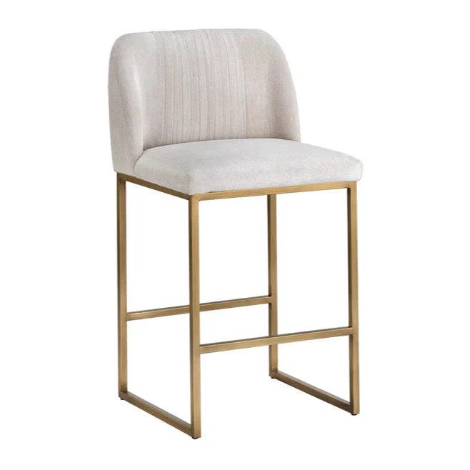 Nevin Fabric Upholstered Counter Stool