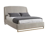 Nevin Fabric Upholstered Modern Platform Bed