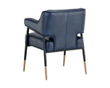 Derome Leather Upholstered Dining Armchair