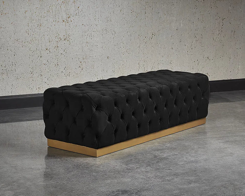 Babette Fabric Upholstered Backless Bench