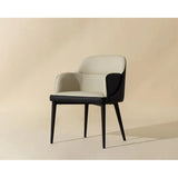 Hagan Leather Upholstered Dining Armchair