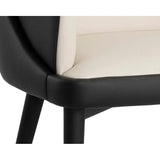 Hagan Leather Upholstered Dining Armchair