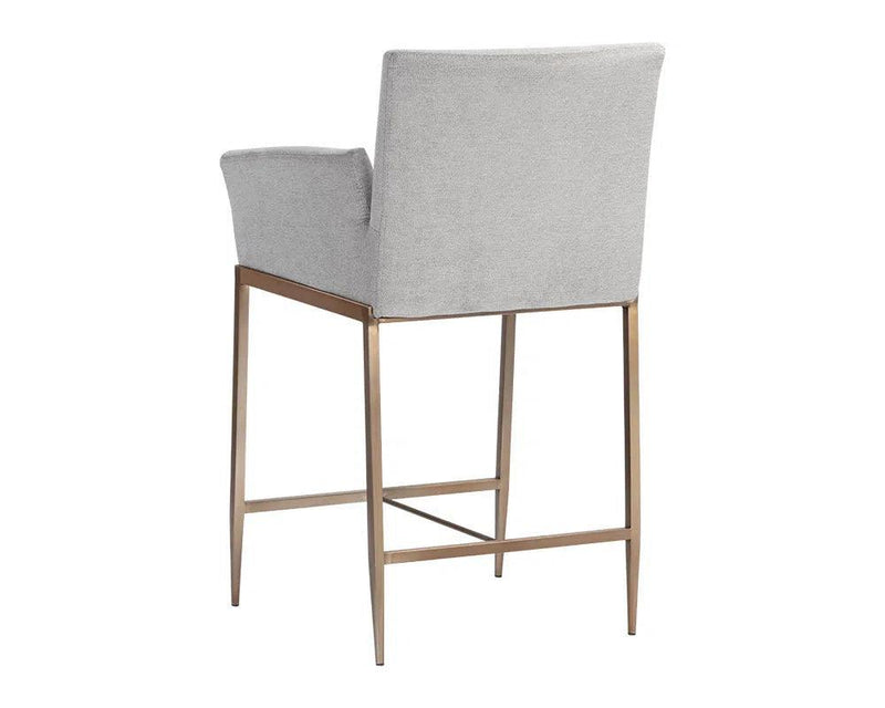 Gesa Fabric Upholstered Counter Stool