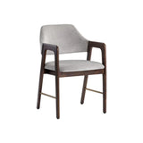 Milton Leather Upholstered Dining Armchair