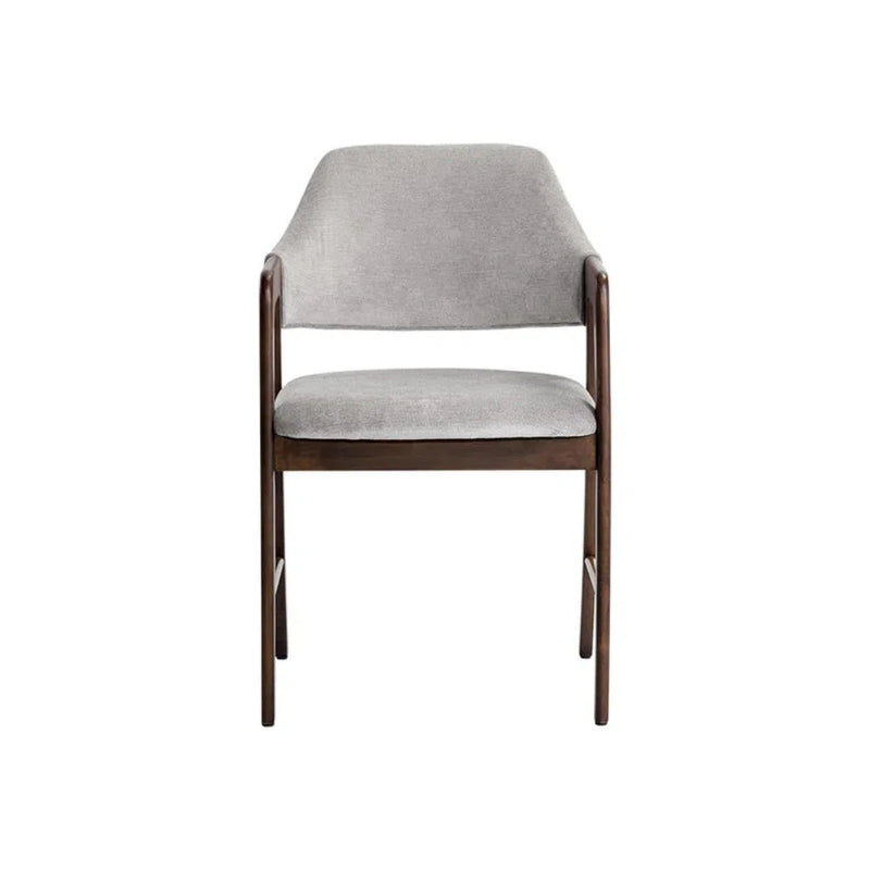 Milton Leather Upholstered Dining Armchair