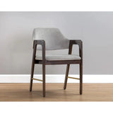 Milton Leather Upholstered Dining Armchair