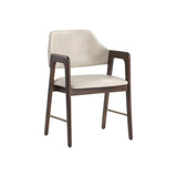 Milton Leather Upholstered Dining Armchair