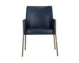 Bernadette Leather Upholstered Dining Armchair