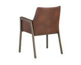 Bernadette Leather Upholstered Dining Armchair