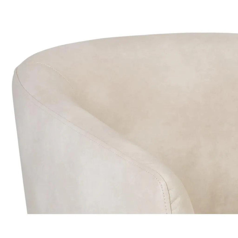 Treviso Upholstered Swivel Lounge Chair