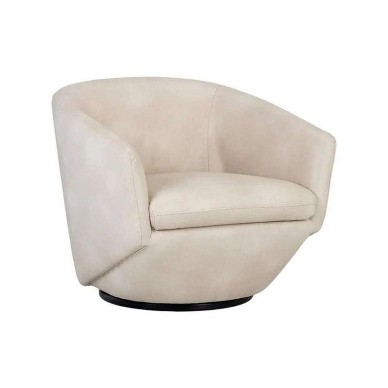 Treviso Upholstered Swivel Lounge Chair