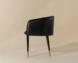 Asher Leather Upholstered Dining Armchair