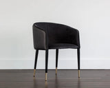 Asher Leather Upholstered Dining Armchair