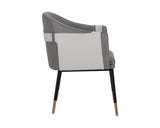 Carter Leather Upholstered Dining Armchair