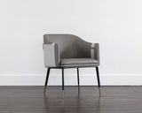 Carter Leather Upholstered Dining Armchair