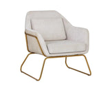 Watts Leather Upholstered Versatile Lounge Chair