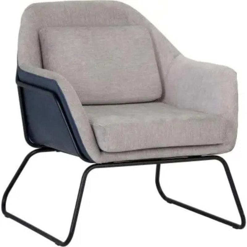 Watts Leather Upholstered Versatile Lounge Chair