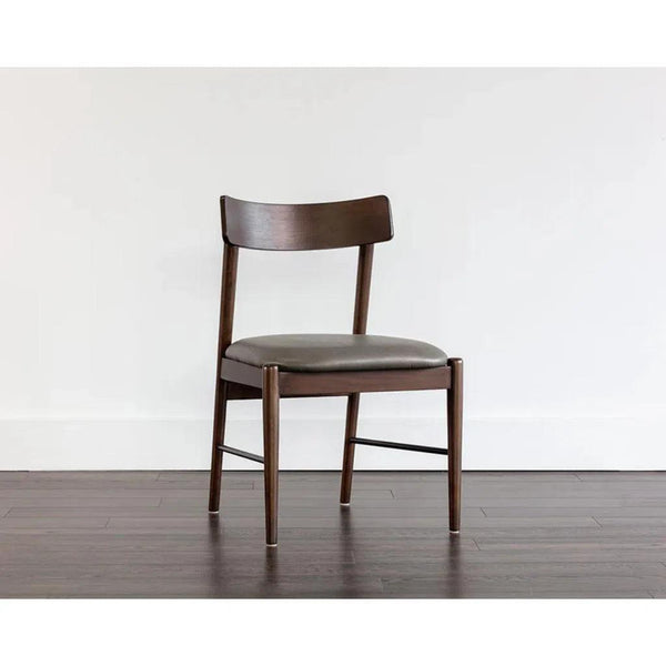 Madison Leather Upholstered Armless Dining Chair (Set Of 2)