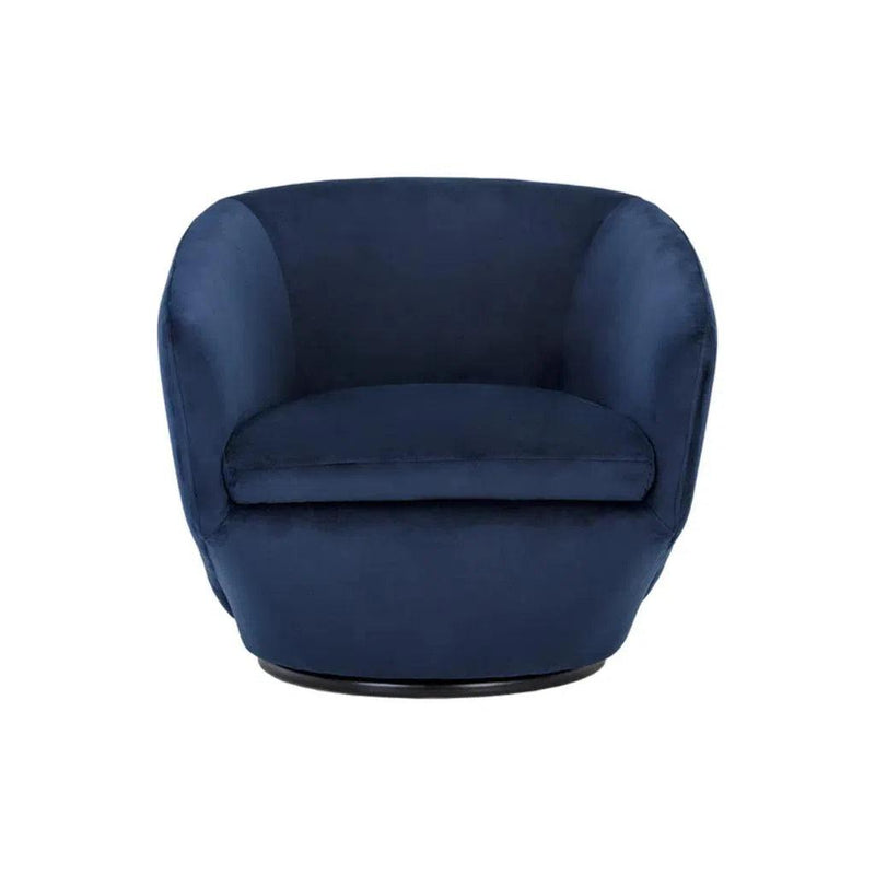 Treviso Upholstered Swivel Lounge Chair