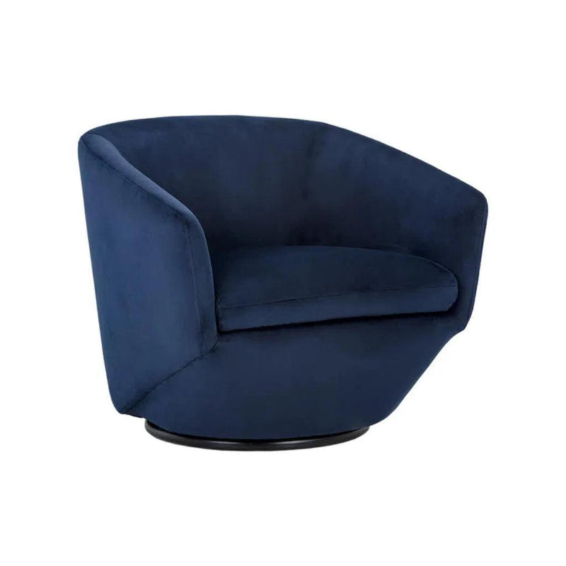 Treviso Upholstered Swivel Lounge Chair