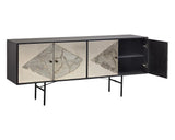 Arlington Black Iron Frame Sideboard